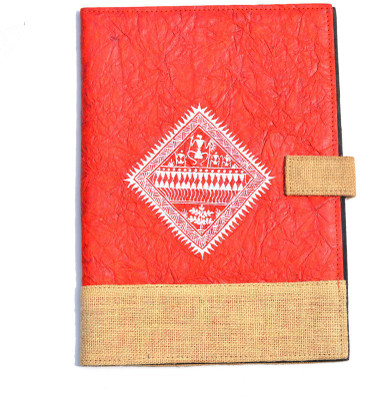 

Art Godaam Hand made paper Cover folder(Set Of 1, Red)
