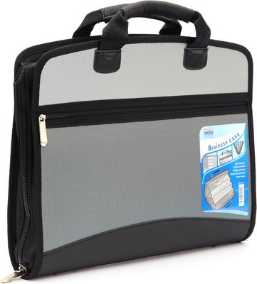 

Solo Polypropylene CONFERENCE FILES / FOLDERS / PERSONAL PORTFOLIO(Set Of 1, Grey)