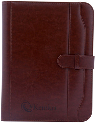 

Kemket Puleather File Folder(Set Of 1, Brown)