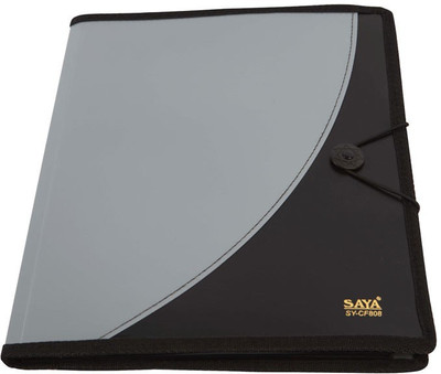 

Saya Polypropylene Executive Portfolio(Set Of 1, Metallic Black)