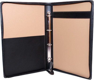 

Essart Executive File PU Leather Display Book(Set Of 1, Black)