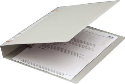 

Solo 2-D-Ring Polypropylene Ring Binder(Set Of 2, Grey)