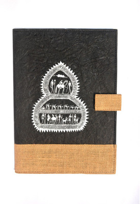 

Art Godaam Hand Made Paper FILE FOLDER(Set Of 1, Black)