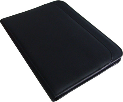 

SAW LEATHER GOODS Faux Leather File Folder(Set Of 1, Black)