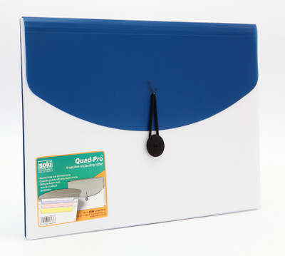 

Solo Polypropylene Expanding Cases(Set Of 1, Blue)