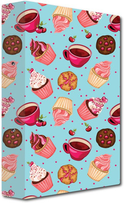 

Nourish Cardboard 2-D- Ring Binder(Set Of 1, Multicolor)