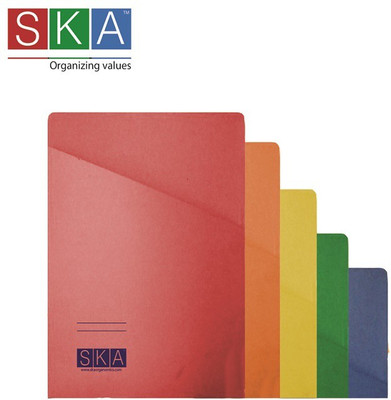 

SKA Paper Slash Folder(Set Of 20, Red, Green, Blue, Yellow, Orange)