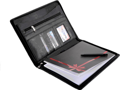 

Pyramid Leatherite A4(Set Of 1, Black)
