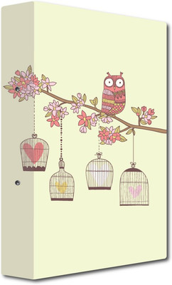 

Nourish Cardboard 2-D- Ring Binder(Set Of 1, Multicolor)
