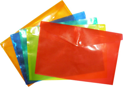 

lucky plastic polypropylene Clear Folder Files(Set Of 25, Yellow, Red, Blue, Green, Orange)