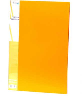 

Chrome Files & Folders Plastic Display Book(Set Of 3, Orange)