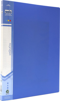

Solo International Office Accessories Plastic Display File(Set Of 1, Blue)
