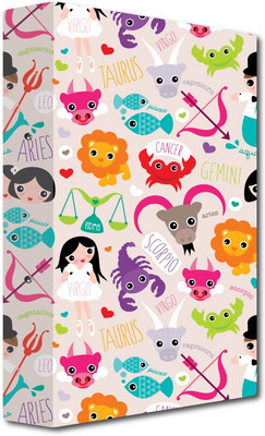 

Nourish Cardboard 2-D- Ring Binder(Set Of 1, Multicolor)