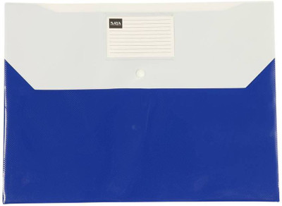 

Saya Office Series Polypropylene Clear Bags And Envelopes(Set Of 10, Blue)