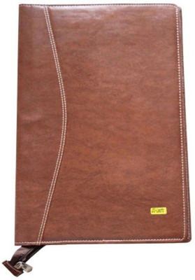 

TEP Leather Document Bag(Set Of 1, Brown)