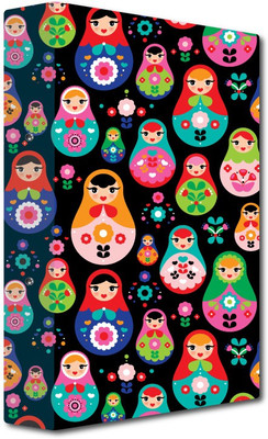 

Nourish Cardboard 2-D- Ring Binder(Set Of 1, Multicolor)