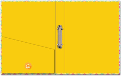 

Nourish Cardboard 2-O- Ring Binder(Set Of 1, Multicolor)