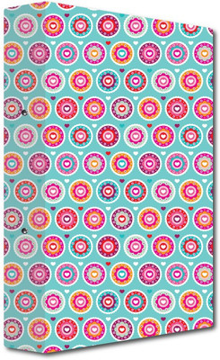 Nourish Cardboard 2-O- Ring Binder(Set Of 1, Multicolor)