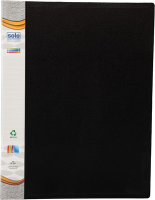 

Solo Polypropylene Display Files / Clear Books(Set Of 1, Black)