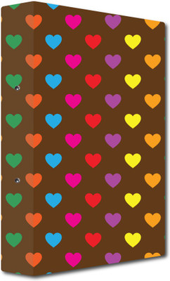 

Nourish Cardboard 2-O- Ring Binder(Set Of 1, Multicolor)