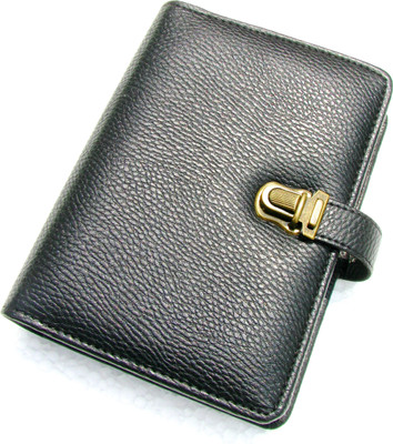 

HE Retail Executive File Leatherette Organizer Diary(Set Of 1, Black)