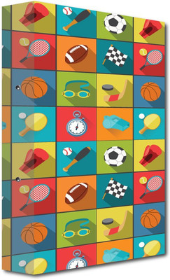 

Nourish Cardboard 2-D- Ring Binder(Set Of 1, Multicolor)
