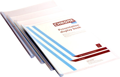 

Chrome Super Series Polypropylene Report Files(Set Of 20, Transparent)