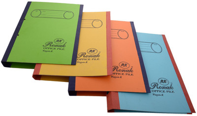 

TEP Finest Paper File Record File(Set Of 4, Multicolor)