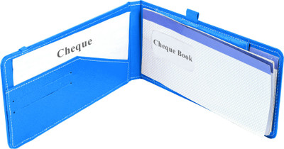 

Eco-Leatherette Premium Paper Cheque Book Holder(Set Of 1, Turquoise)