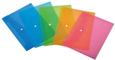 

TEP Polypropylene Clear Bag(Set Of 5, Multicolor)