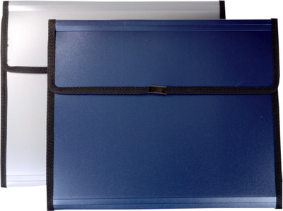 

KEA Plastic Polypropylene Conference File(Set Of 2, Blue, Grey)
