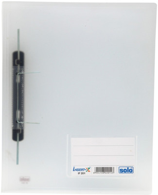 

Solo Plastic Insert-x File(Set Of 5, Frosted White)
