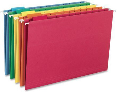 

Smead Plastic Hanging File Folder(Set Of 25, Blue, Green, Orange, Red, Yellow)