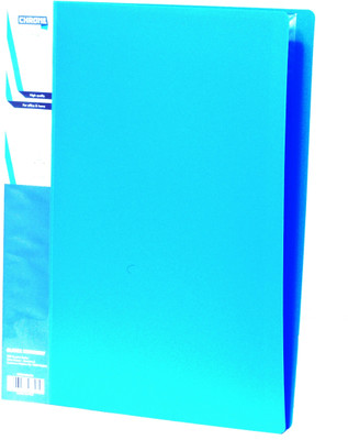 

Chrome Files & Folders Plastic Display Book(Set Of 2, Blue)