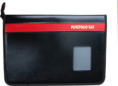 

MagPie Executive Series Hard Bound File Folder Document Bag(Set Of 1, Black)