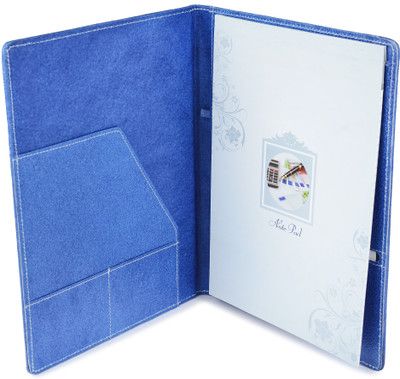 

Eco-Leatherette Eco-friendly Paper Conference Folder(Set Of 1, Blue)