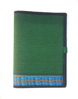 

Art Godaam COTTON COVER FOLDER(Set Of 1, Green)