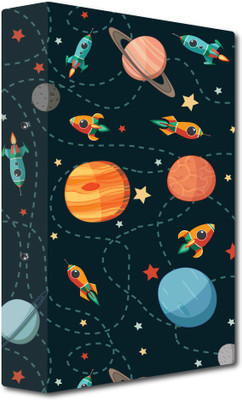 

Nourish Cardboard 2-D- Ring Binder(Set Of 1, Multicolor)