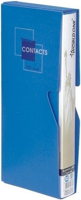 

World One Polypropylene Business Card Holder(Blue)