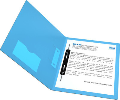 

Solo Executive Polypropylene Report Files & Covers(Set Of 10, Blue)