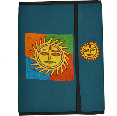 

Craftuno Hand Embroidered File Folder Cotton Handicraft(Set Of 1, Multicolor - Assorted Colors)
