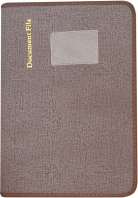 

toss faux leather file folder(Set Of 1, Brown)