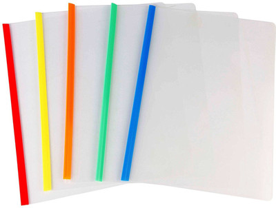 

TEP Polypropylene Stick File(Set Of 5, Multicolor)