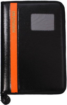 

Bansal Paper Industries Matrix Executive Series Leather Document Bag(Set Of 1, Orange)