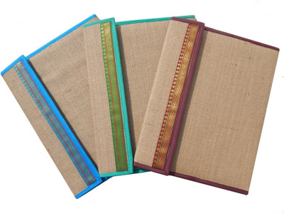 

ART ME Jute and Fabric confrence folder(Set Of 1, Multicolor)