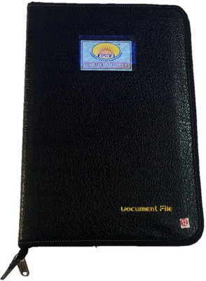 

Suns Leather Document bag(Set Of 1, Black)