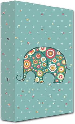 

Nourish Cardboard 2-D- Ring Binder(Set Of 1, Multicolor)