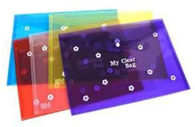 

Aahum Sales Polypropylene My Clear Bag Set of 20(Set Of 20, Multicolor)