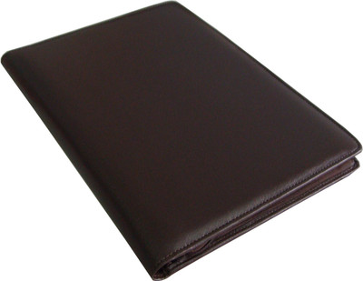 

SAW LEATHER GOODS Faux Leather File Folder(Set Of 1, Brown)