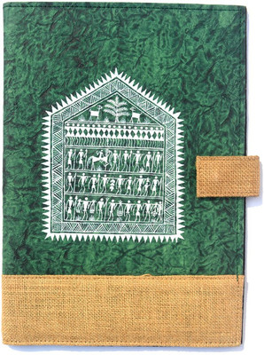 

Art Godaam HAND MADE PAPER FILE FOLDER(Set Of 1, Green)